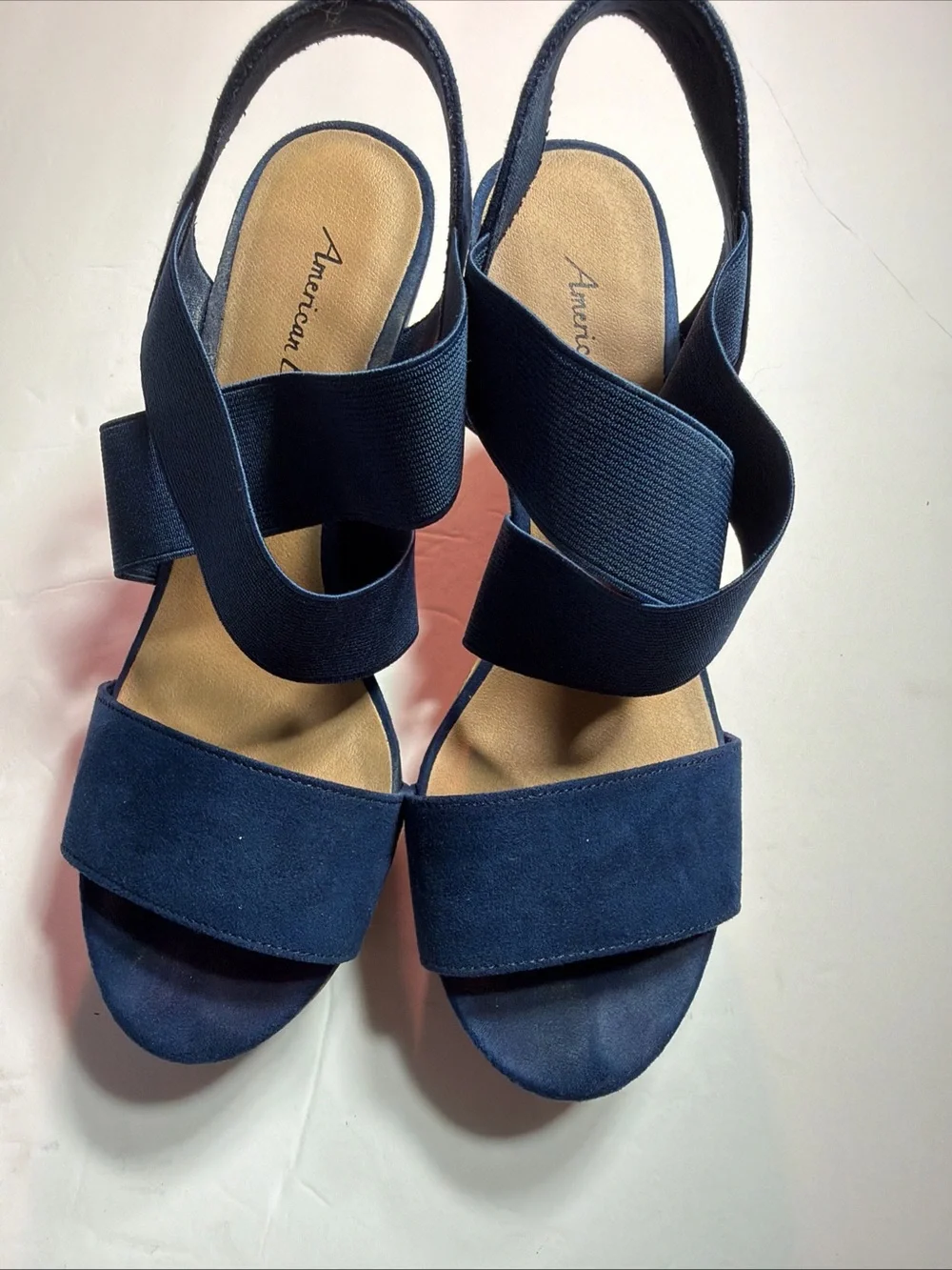 American Eagle Outfitters navy wedge