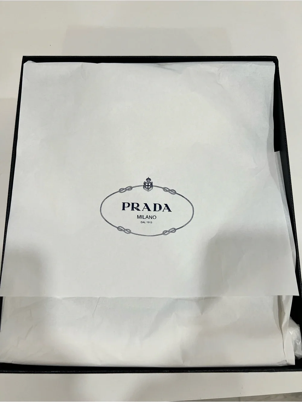 Prada sculptural triangular