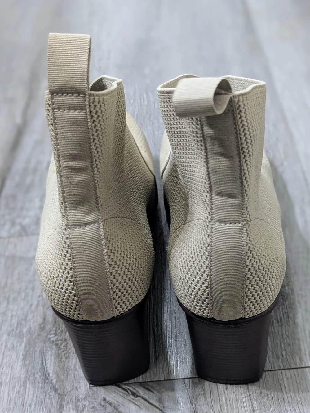 Charleston Shoe Co Beige Ankle Boots NWOT