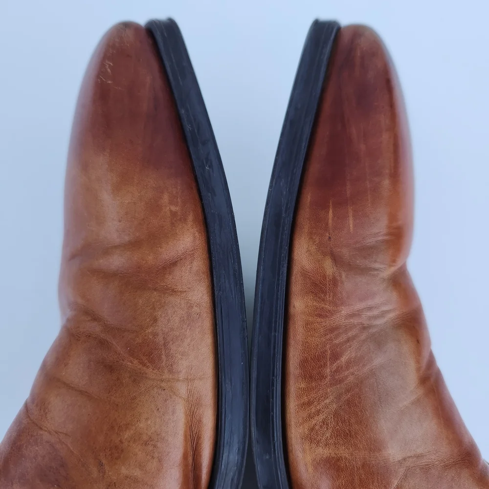 Magnanni Leather Monk Strap Shoes Men's Size 11.5
