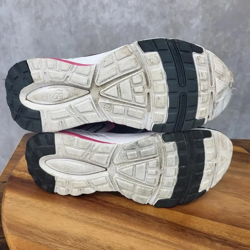 Avia ‎ Running Shoes Womens 8.5 Black Pink Arch Support Sneakers Trainers