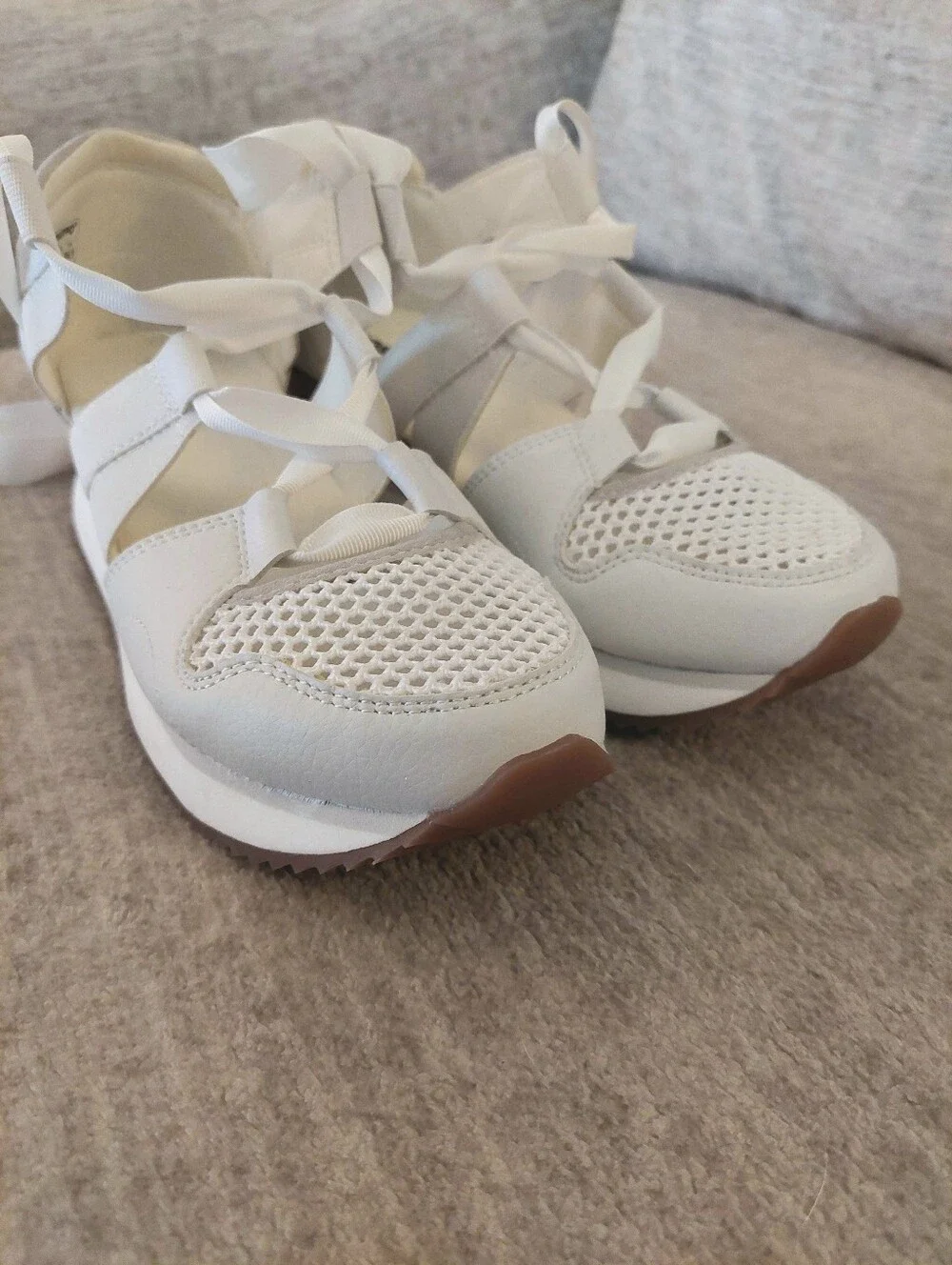 Gioseppo Muir Open Sneakers Espadrille Style With Straps Size 8 US (EU 39)