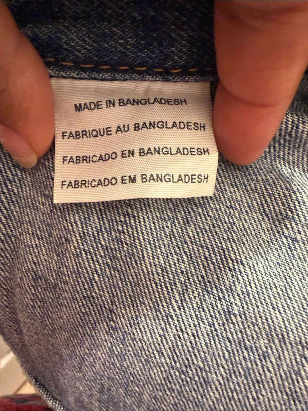 Levis item specifics
