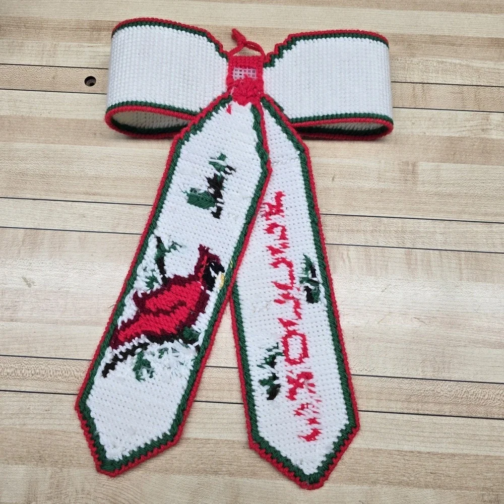 Handmade crosstitch holiday
