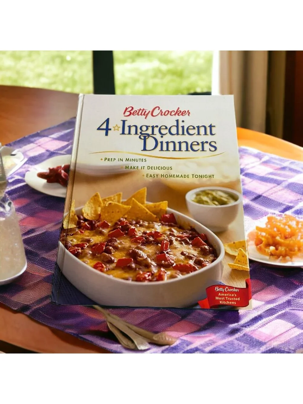 Betty Crocker 4 Ingredient Dinners Cookbook Easy Quick Recipes HC 2003