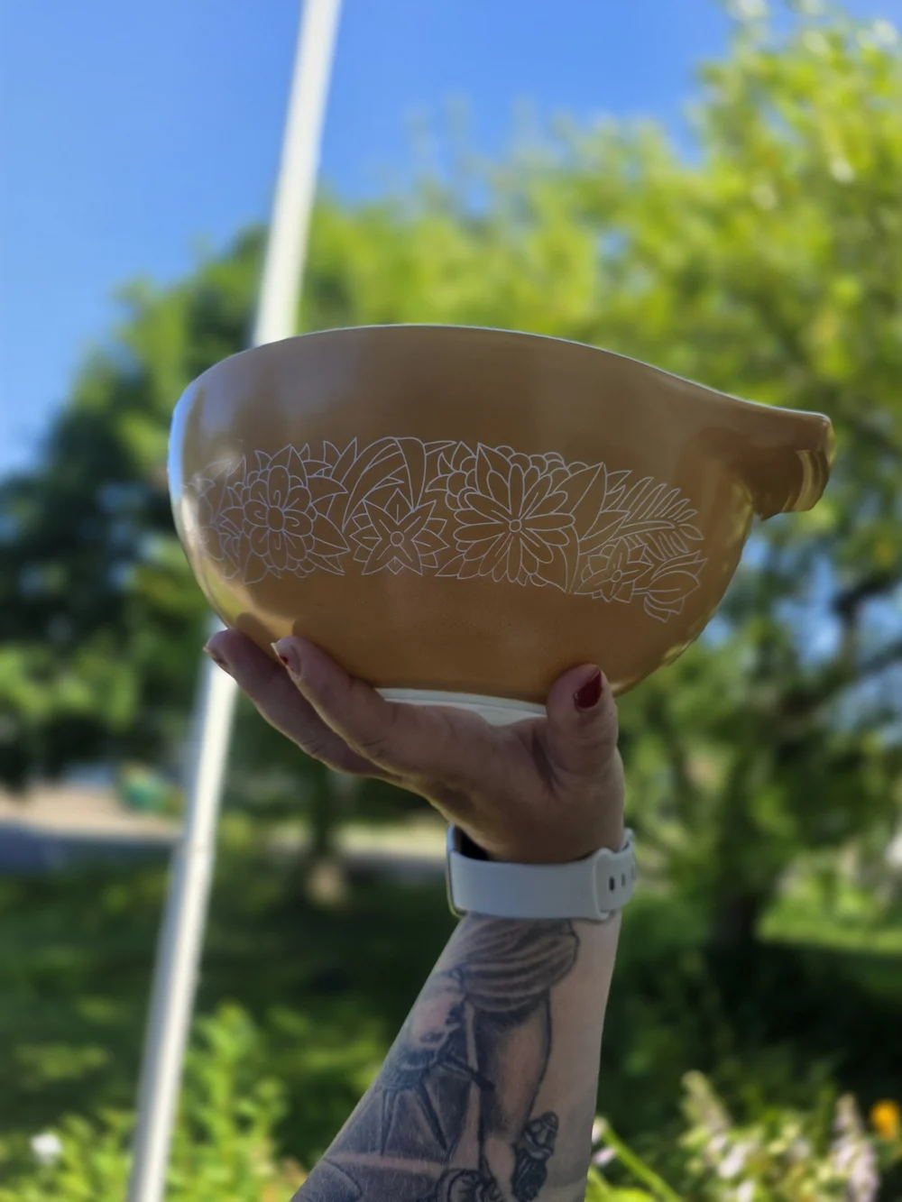 Pyrex stackable nesting