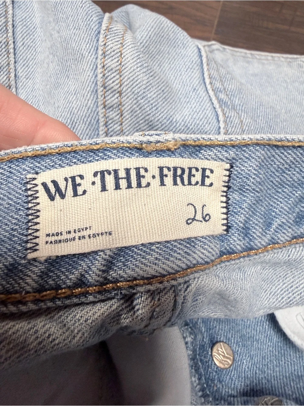 Free People button fly