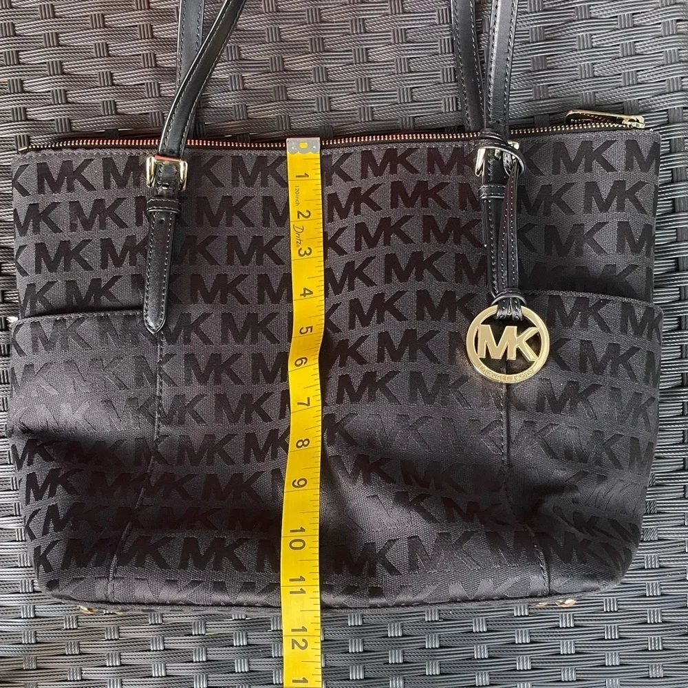 MICHAEL KORS BAG,Michael Kors Black Monogram Handbag