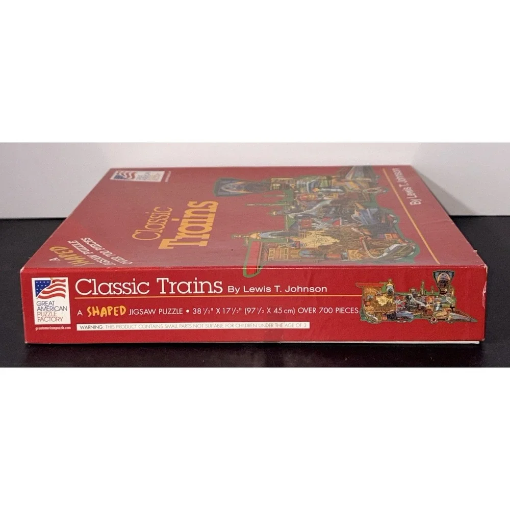 Great American Puzzle Factory classic trains