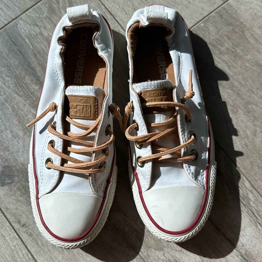 Converse Chuck Taylor All Star Shoreline Slip shoes - biscuit with tan laces