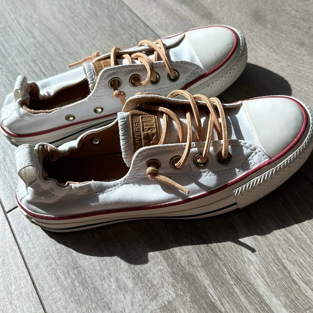 Converse Chuck Taylor All Star Shoreline Slip shoes - biscuit with tan laces