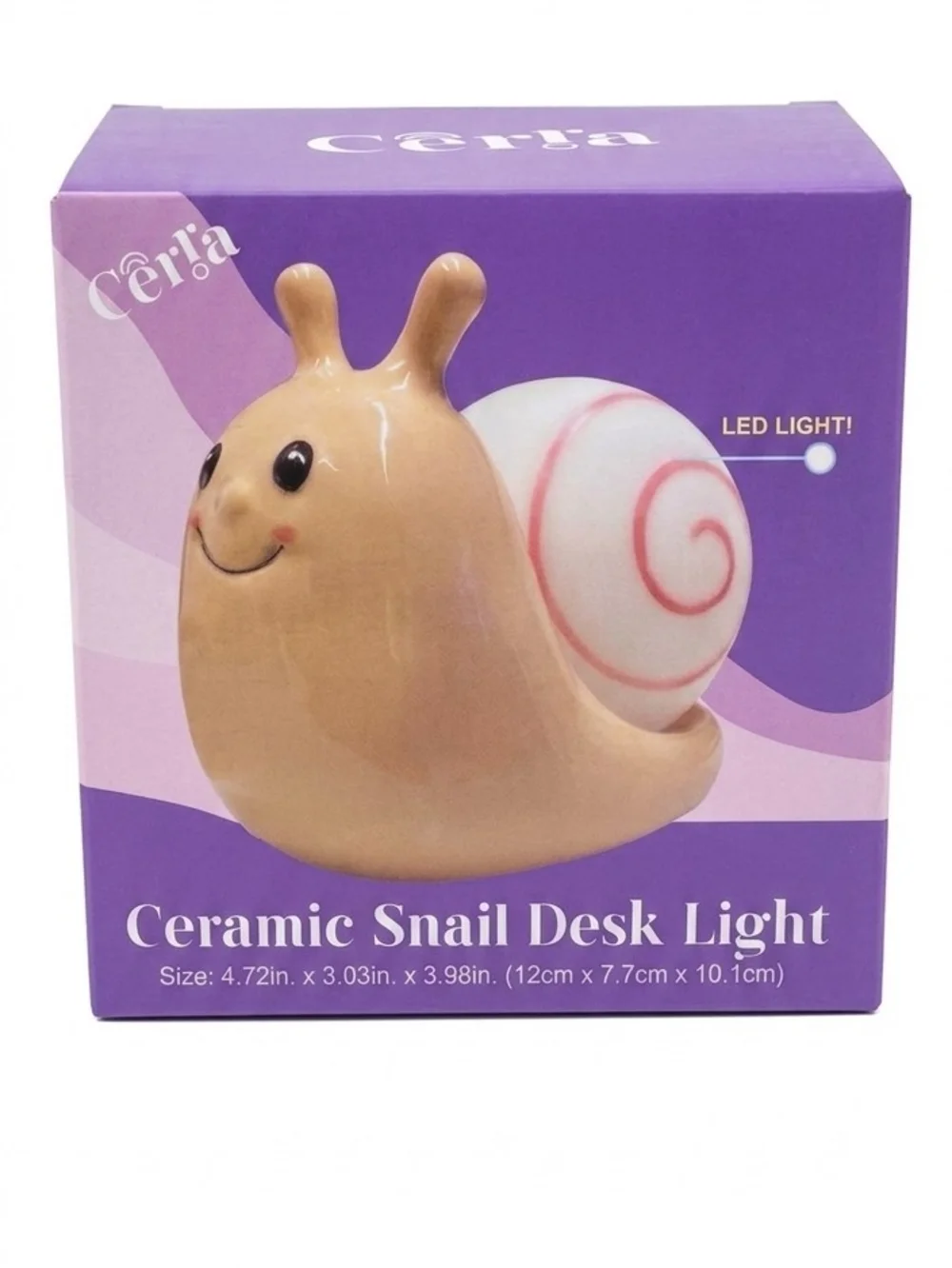 cerla ceramic snail