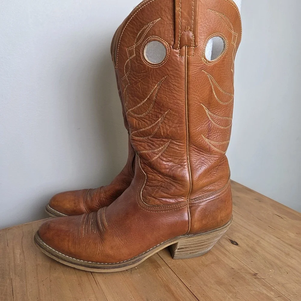 ACME calf finish boots