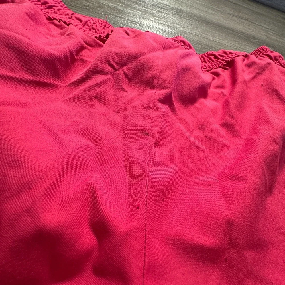 Nike Shorts Womens Large Pink Drawstring Temp Running Outdoor‎ Athletic Fitness