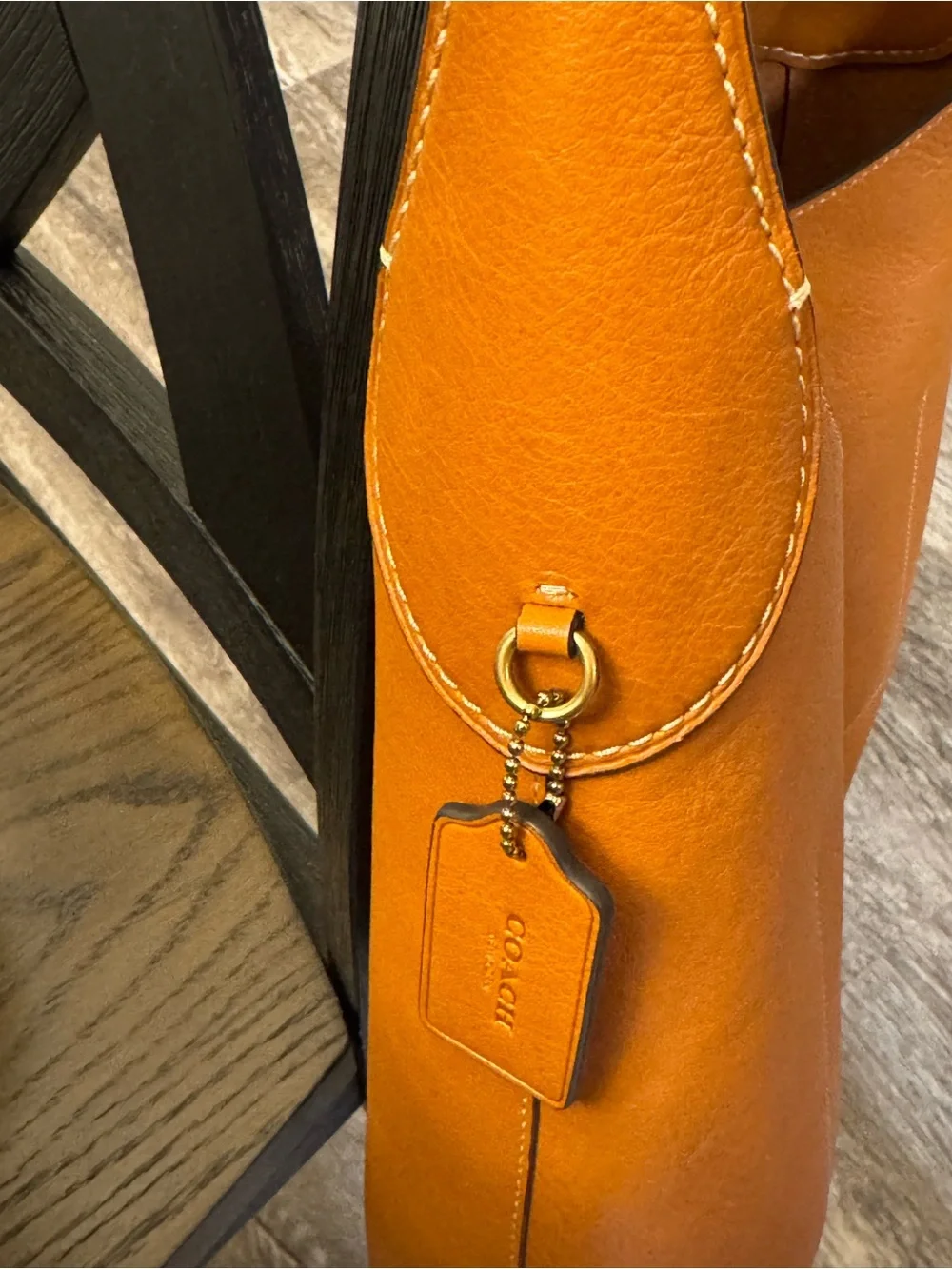 Coach color bag front