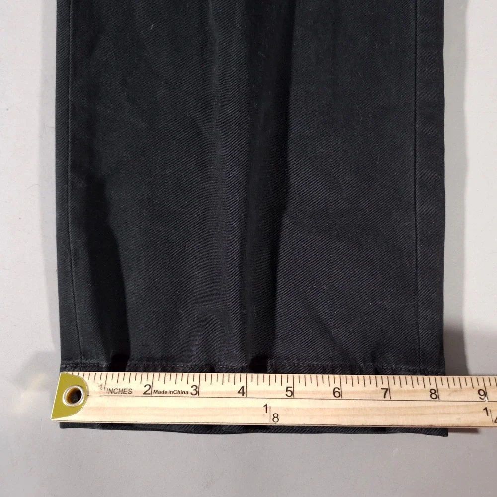 Polo Ralph Lauren Preston Pant Mens 34x34 Black Cotton Chino Trousers Straight