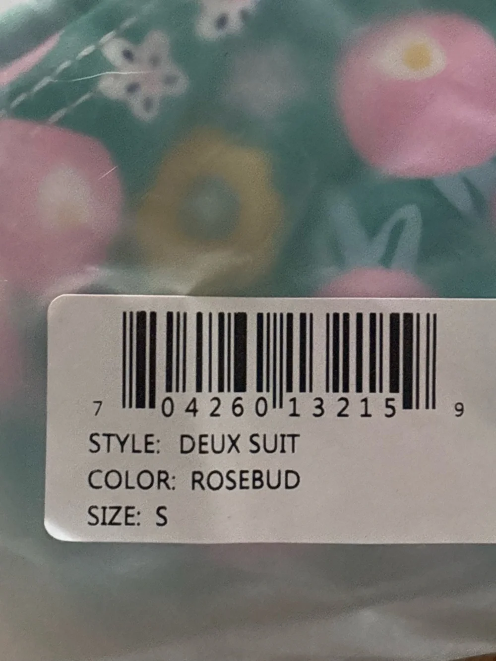 WRAY Deux Suit One-Piece Swimsuit | Size S | NWT | Rosebud Print