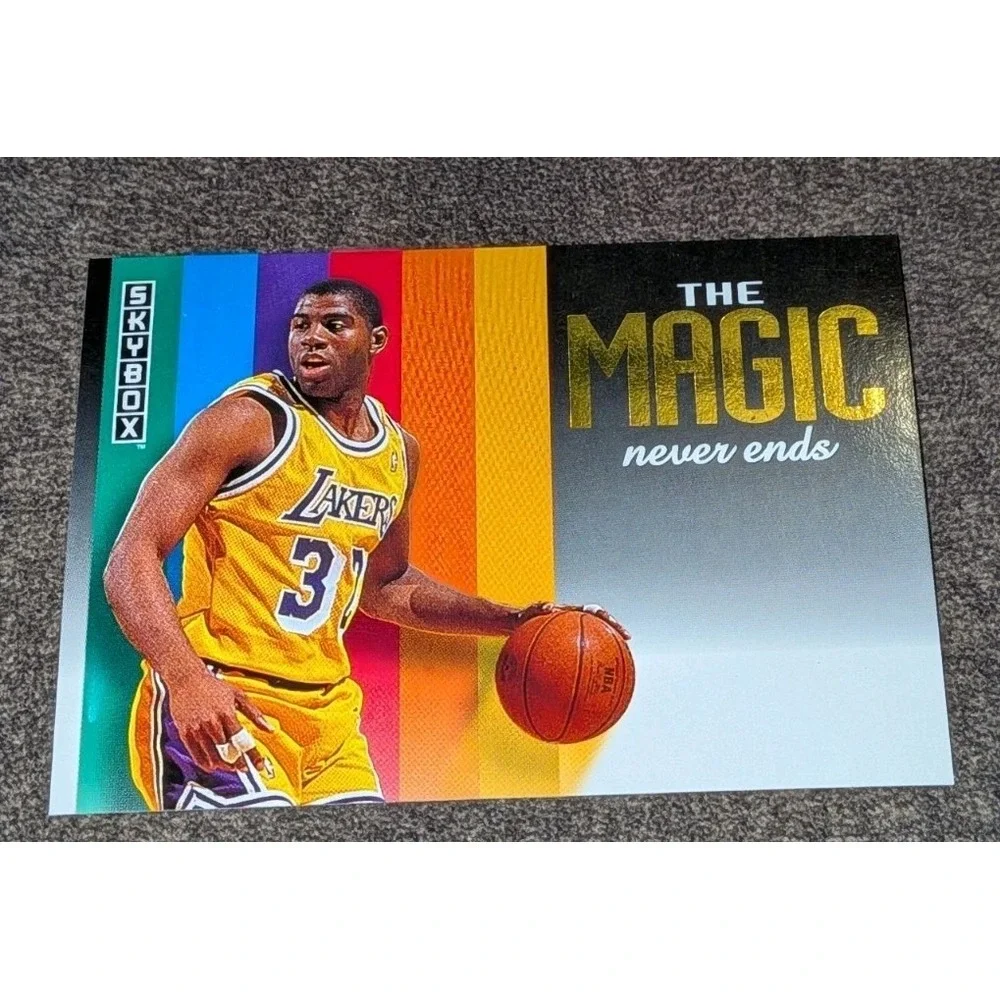 MAGIC  JOHNSON 1992-93  SKYBOX  THE  MAGIC  NEVER  ENDS  GOLD NM/M