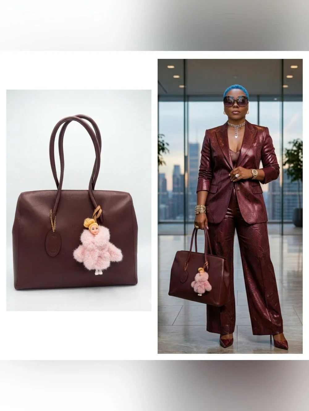 Cartier Shoulder Tote Bag