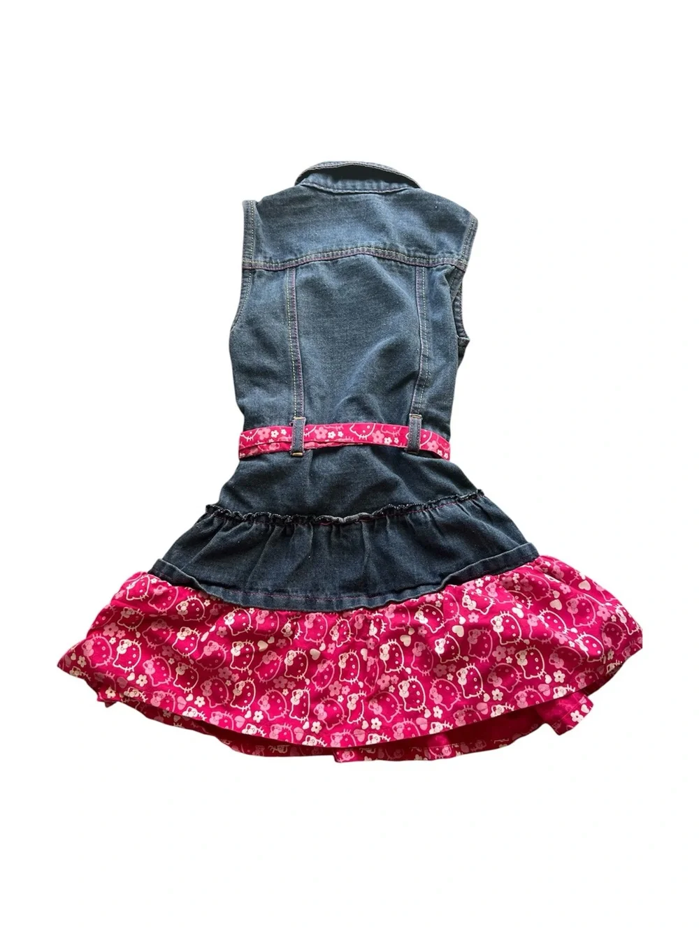 Hello Kitty sleeveless denim