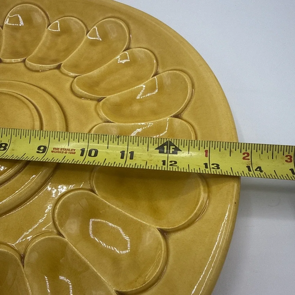 California Pottery vtg yellow