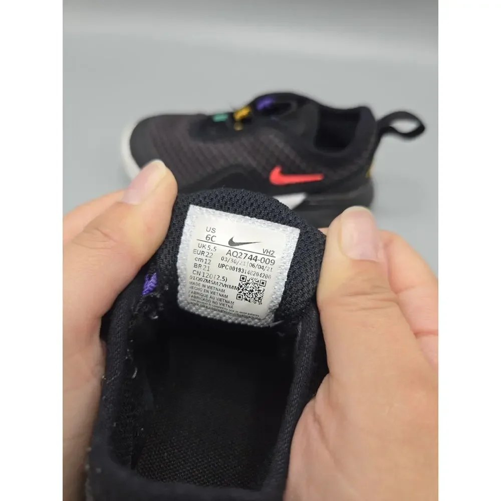 Nike Air Max Motion 2 Toddler Black Pink AQ2744-009