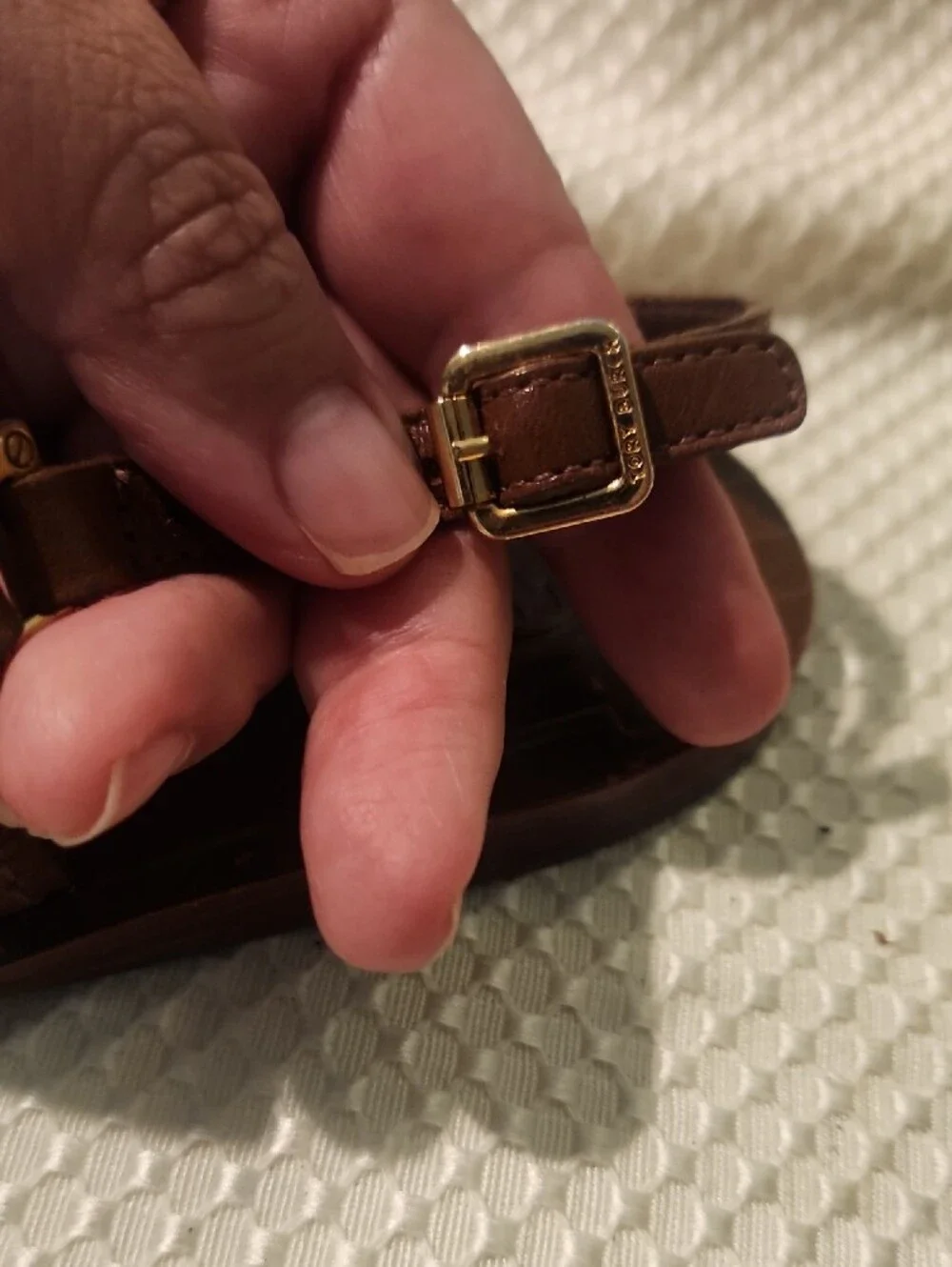 Tory Burch brown leather