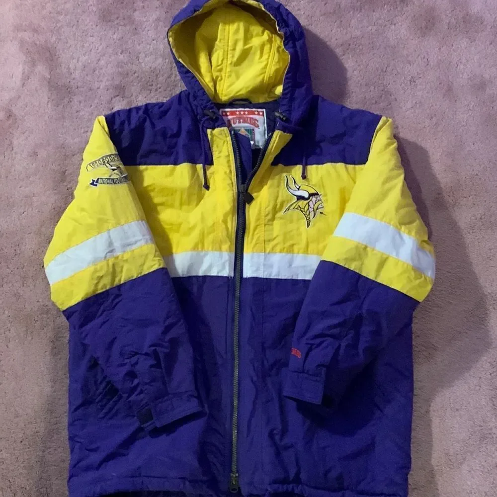 Vintage Nutmeg‎ Minnesota Vikings Puffer Jacket