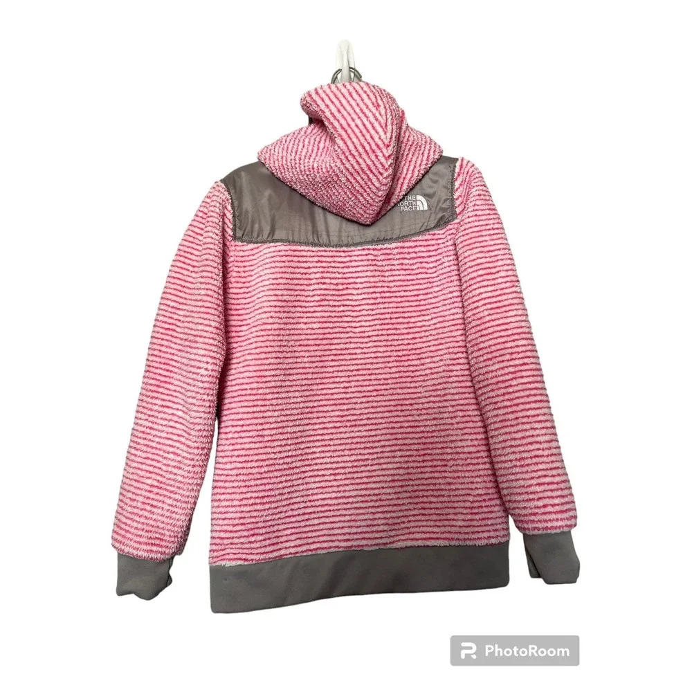 The North Face pink white