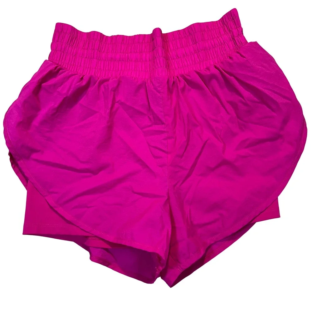 All‎ in Motion Running Shorts Womens Small Pink Athletic Gym Activewear