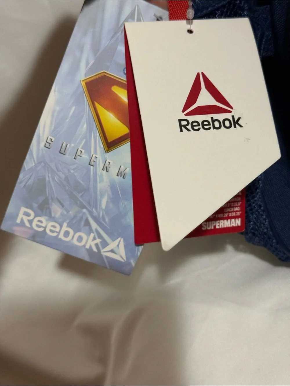 Reebok bold logo accent