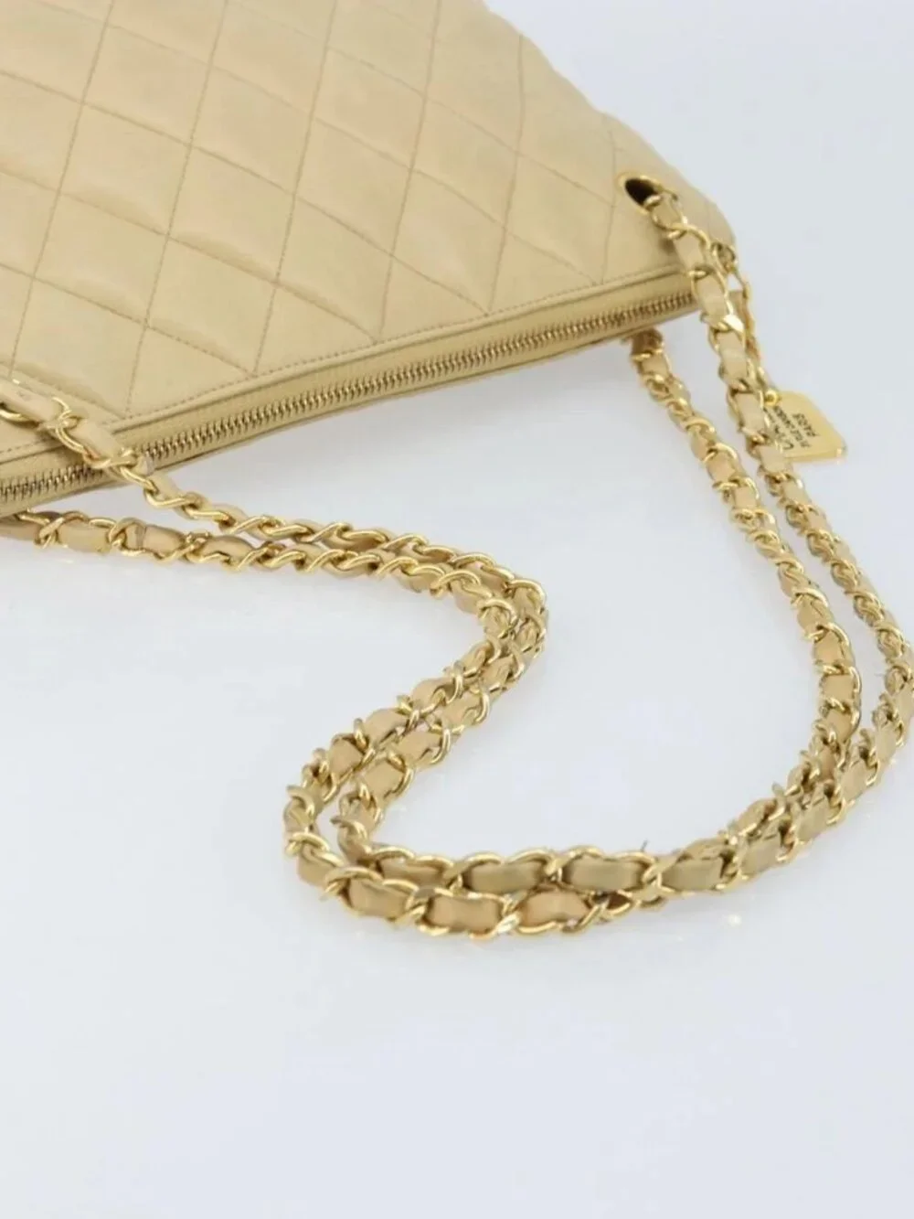 CHANEL brand	chanel color	beige