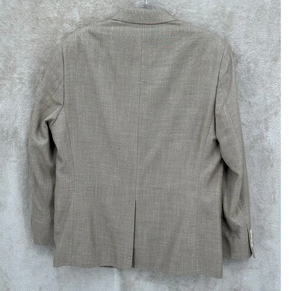 Lauren‎ Ralph Lauren Suit Jacket Mens 41R Tan Sport Coat Blazer Old Money Church