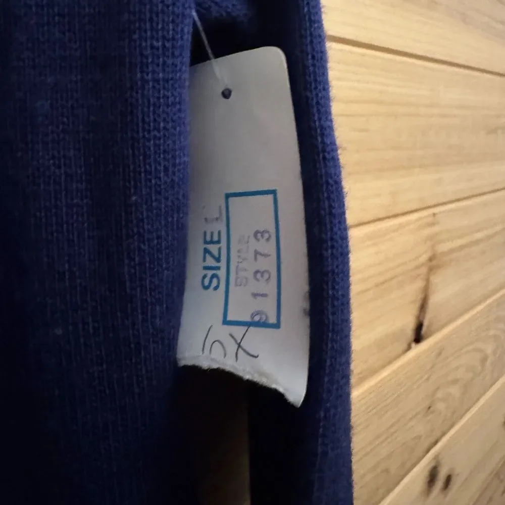 Nann Knits navy blue