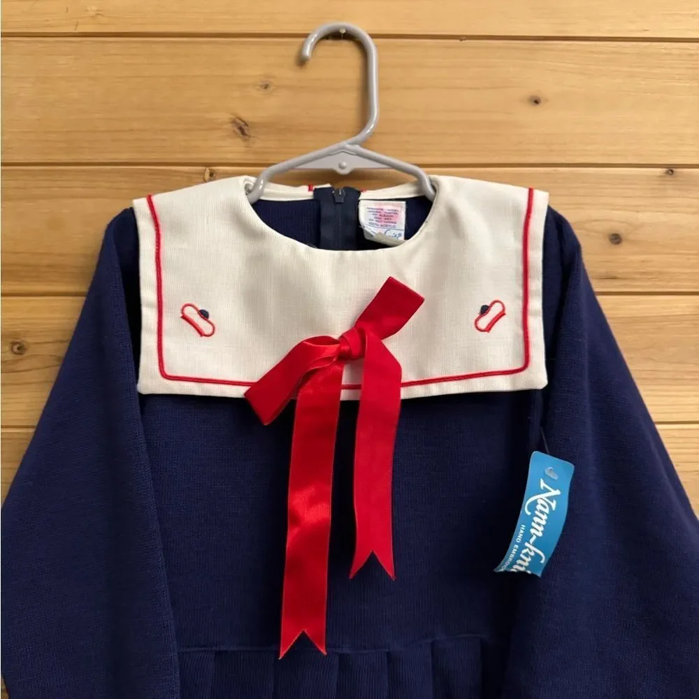 Nann Knits navy blue