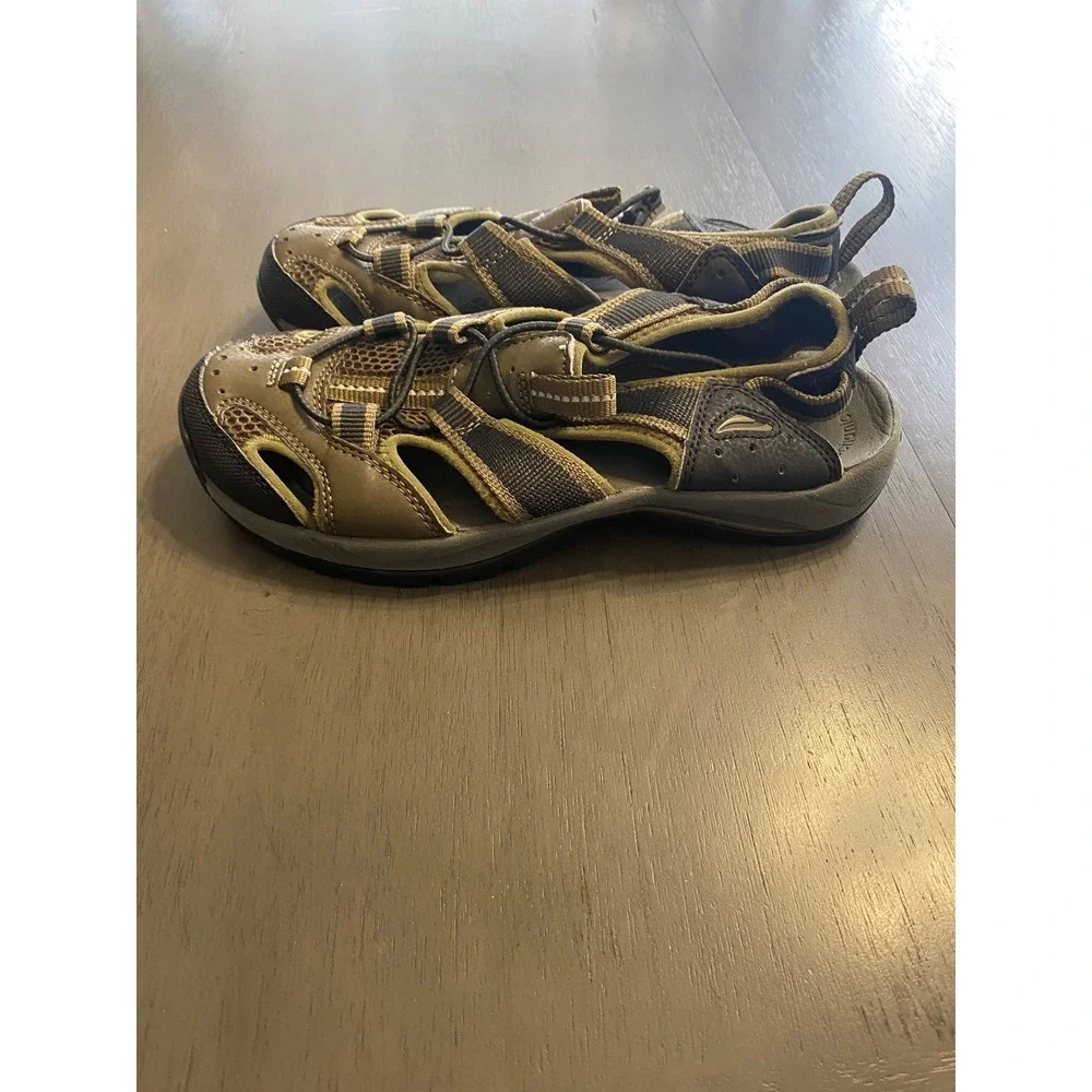 Abeo Danville Water Olive Mens Size‎ 7 Hiking Sandals Closed Toe Fisherman