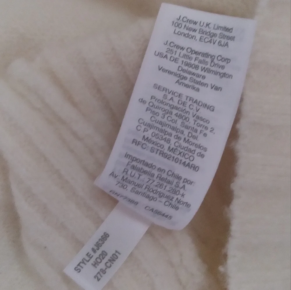 J. Crew structured cream