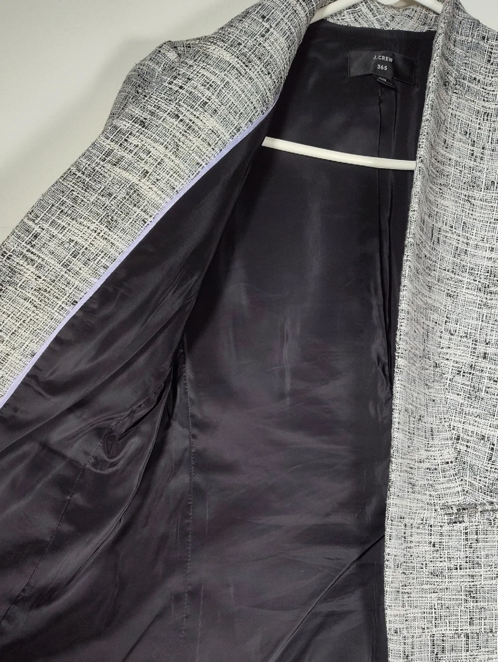 J. Crew Going-out blazer in black-and-white tweed 00‎