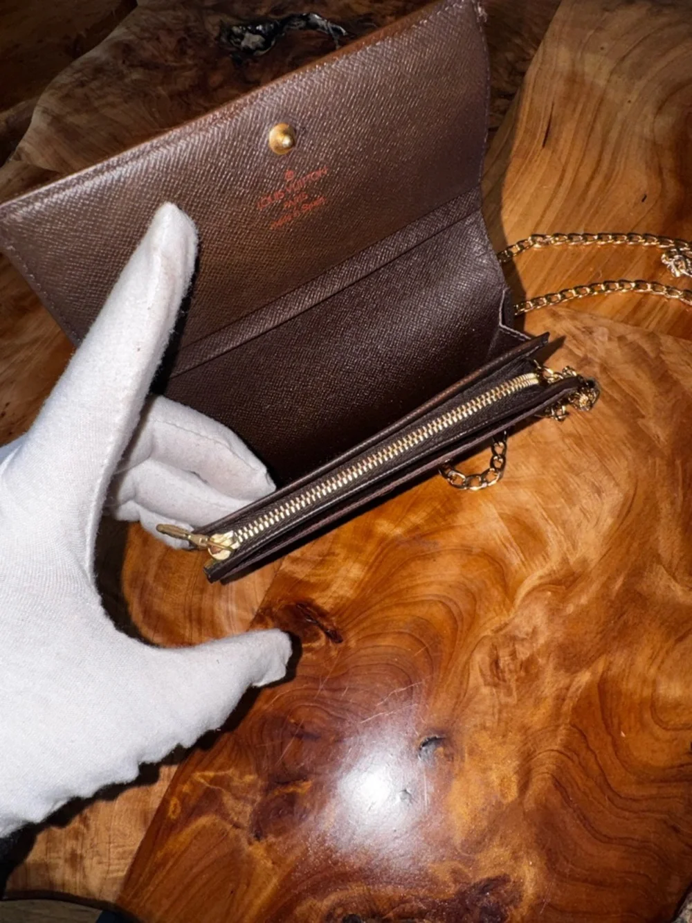 Louis Vuitton brown tan