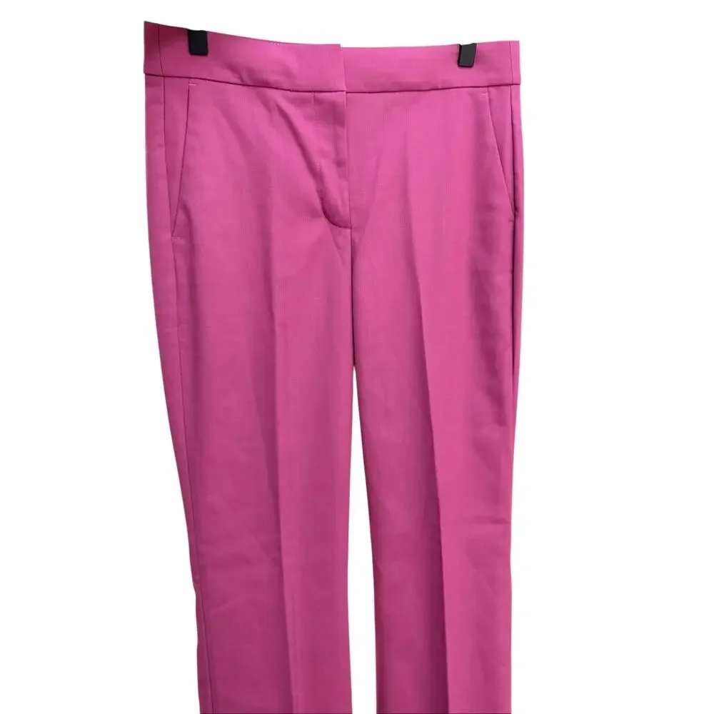 J. Crew‎ Willa Full Length Flare Pant Italian City Wool Blend Trousers Size 4