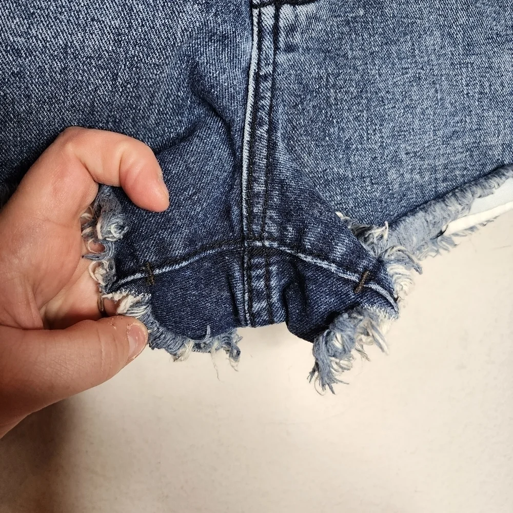 Free People jean shorts.‎