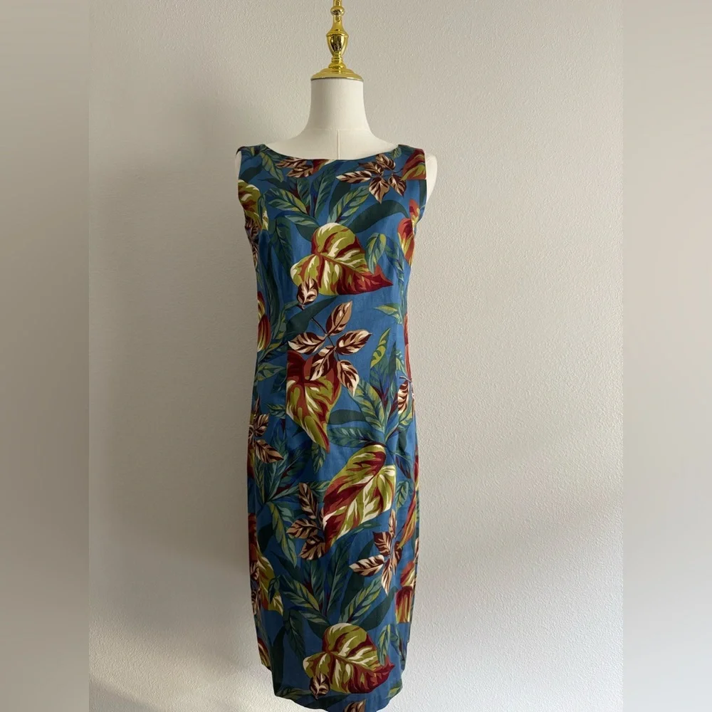 VTG Reyn Spooner Sleeveless Hawaiian Luau Tropical Women’s‎ Sz S