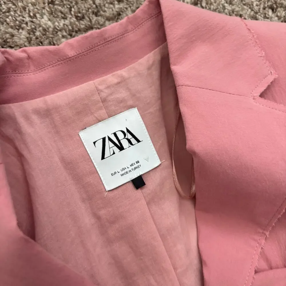 Zara pink cropped
