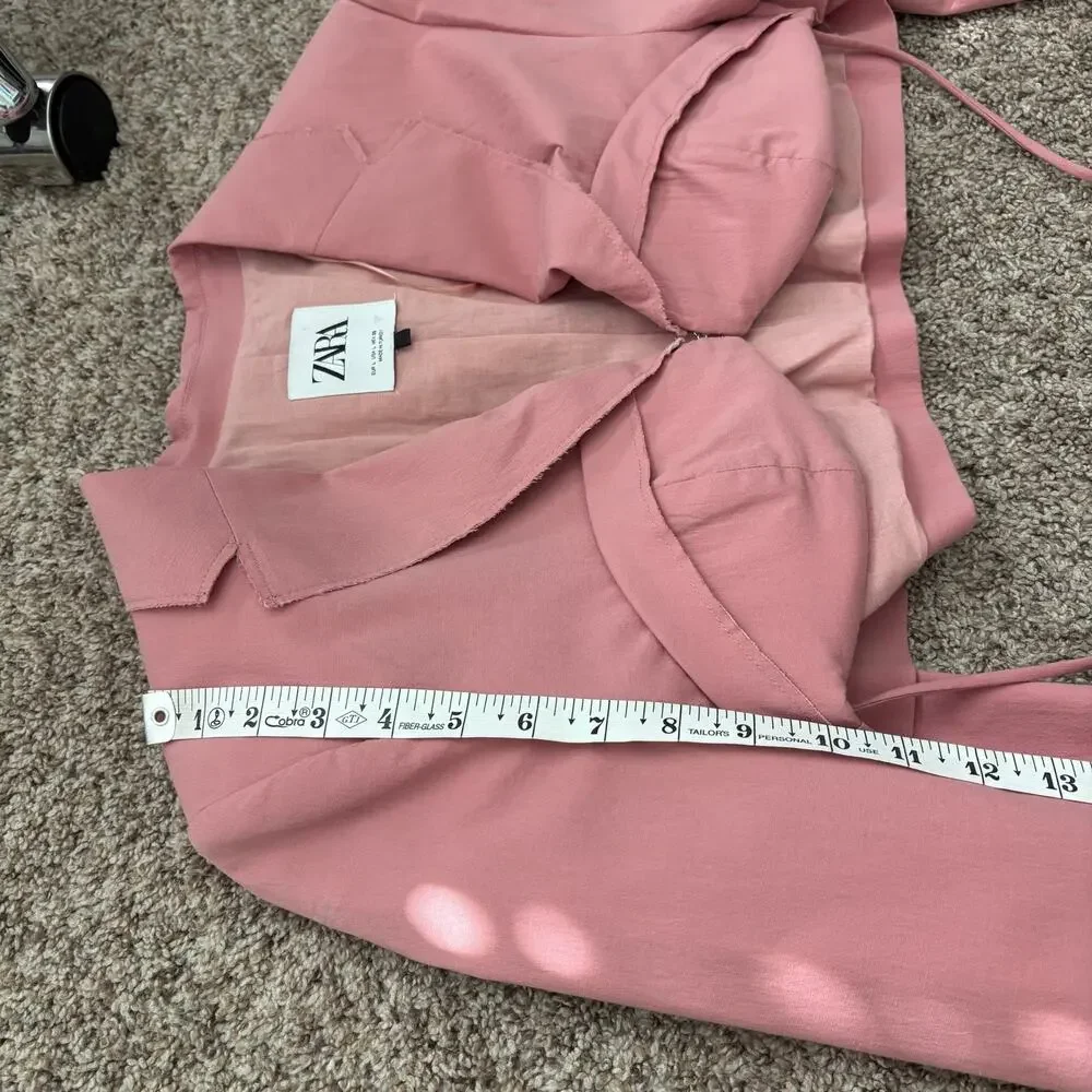 Zara pink cropped