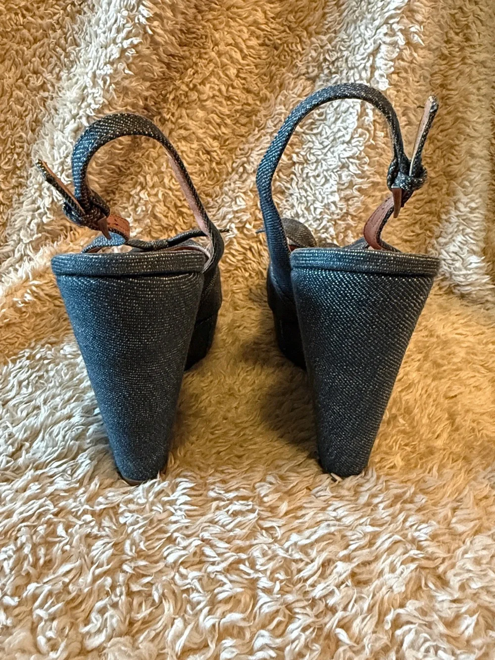 Alaia blue denim
