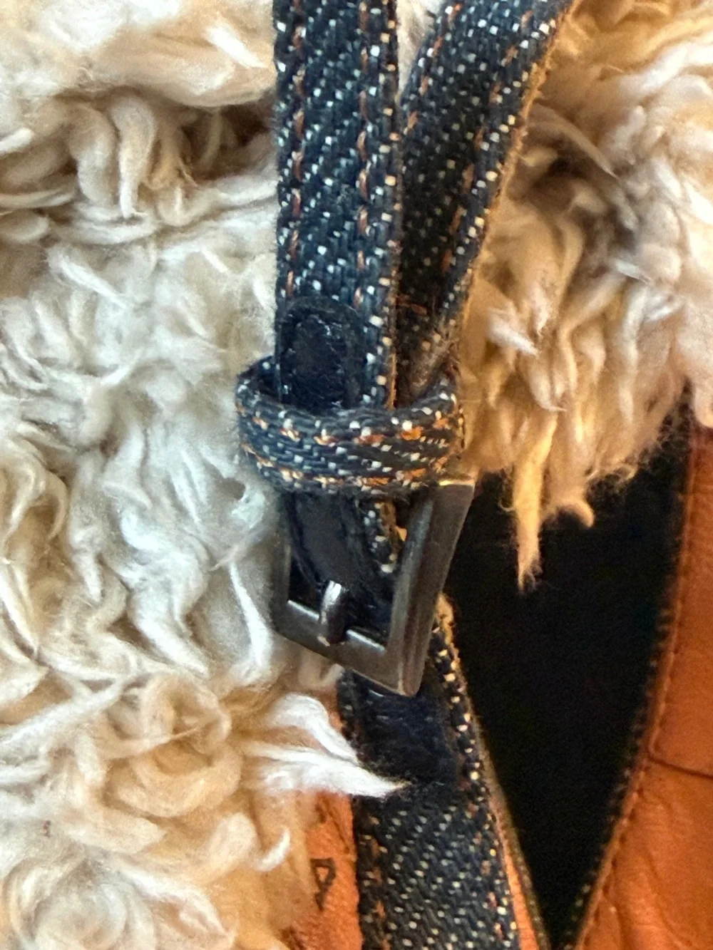 Alaia blue denim