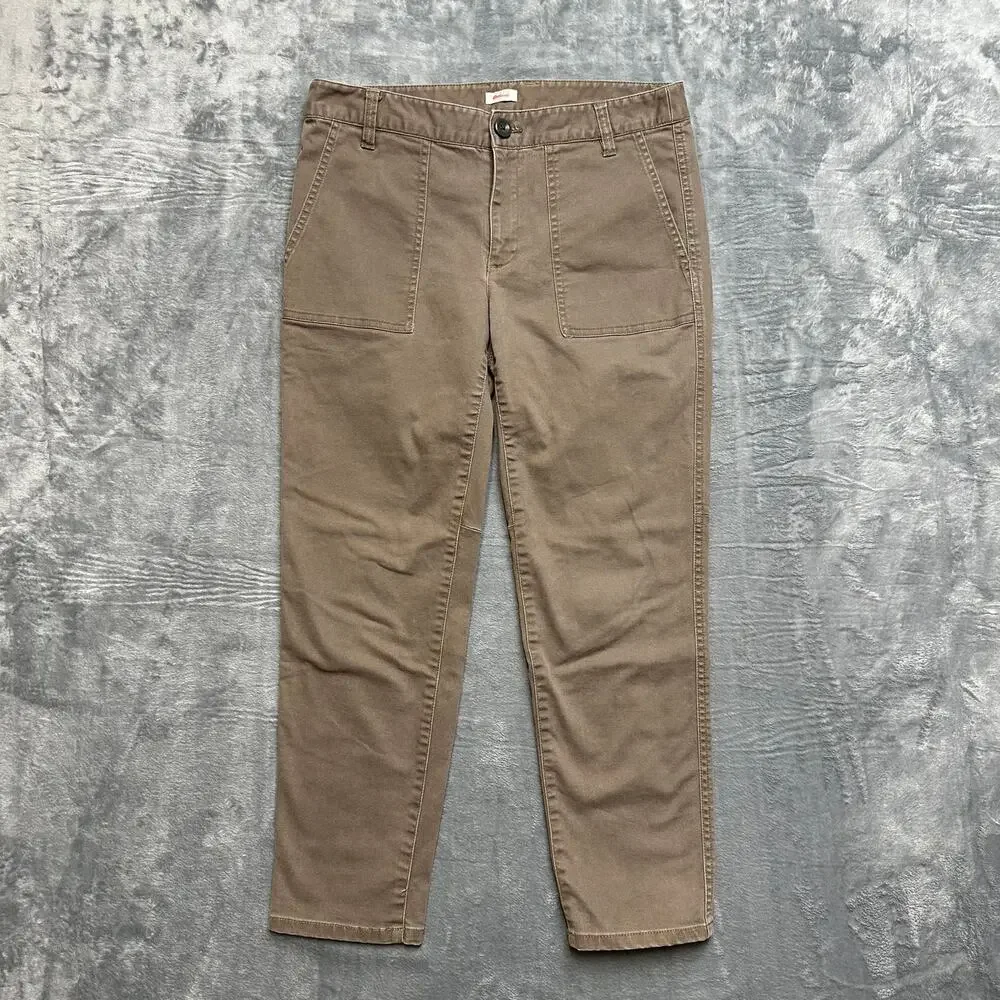 J.Crew Stretch Chino Pants Women’s Size‎ 8 Brown Pants