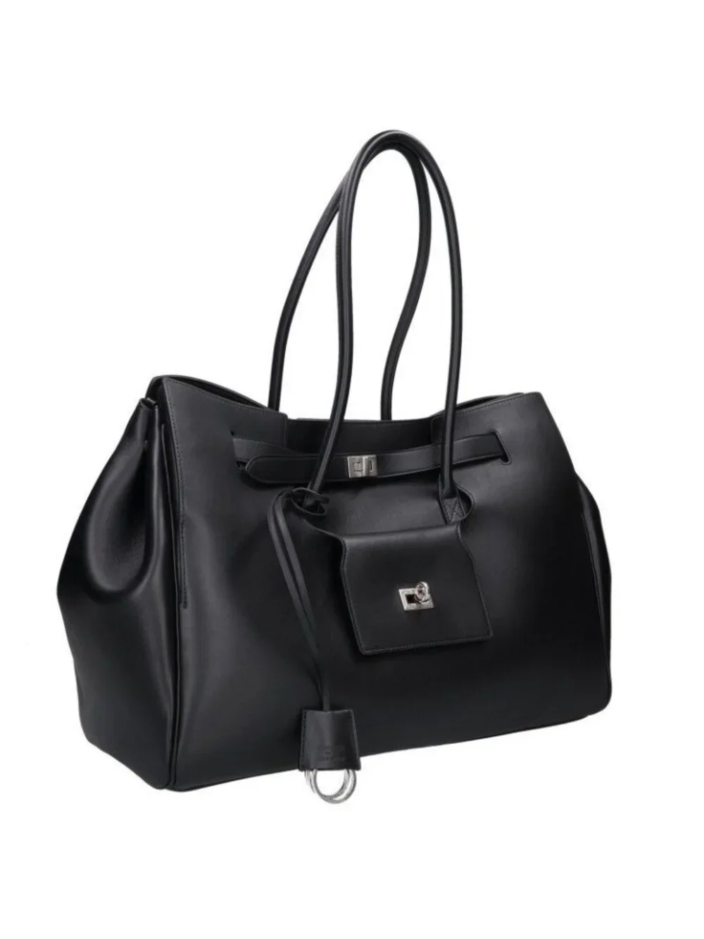 Balenciaga Bel Air Large Leather 2-Way Carry All Handbag