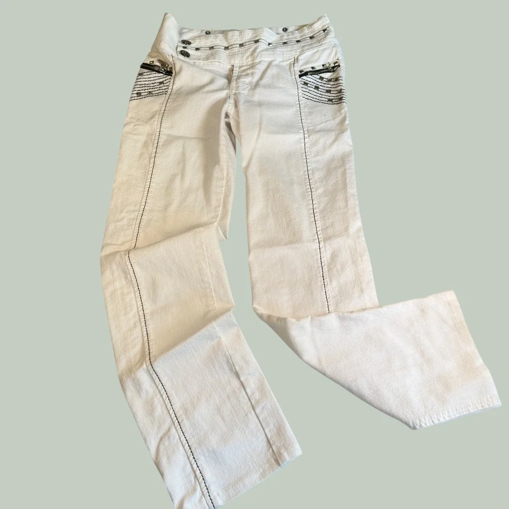 Chemiotto white denim