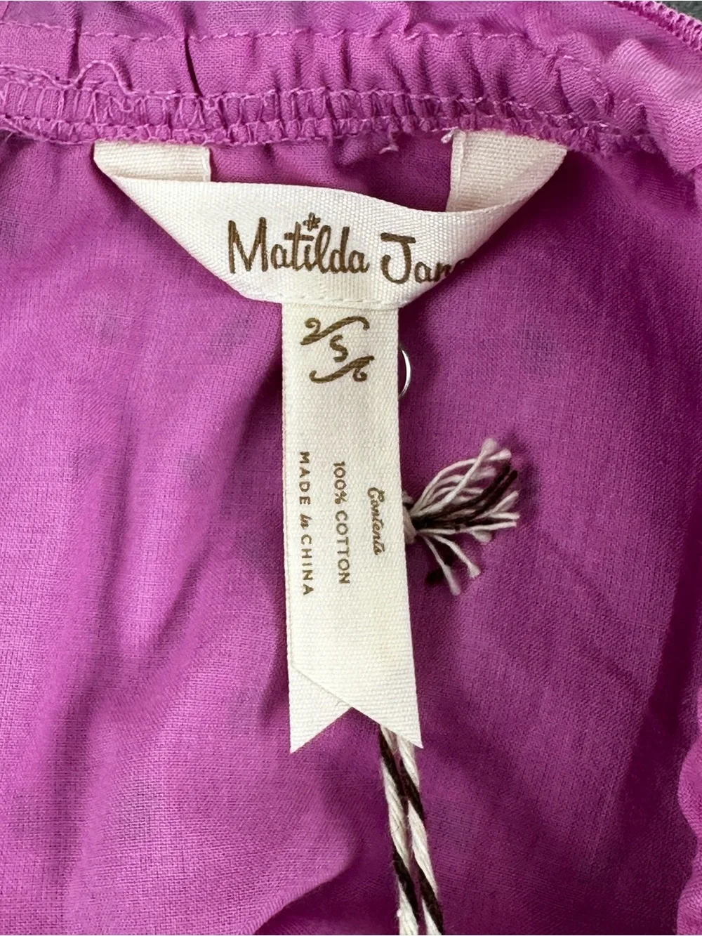 Matilda Jane Enchanted Garden Shift Into Spring Eyelet Dress Small NWT